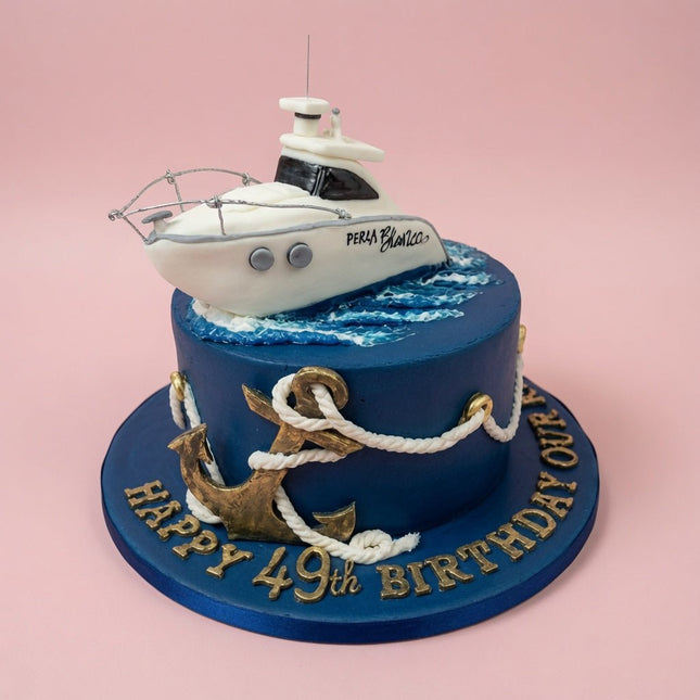3D Boat Cake - serves 15 - Flour Girl Bakeries