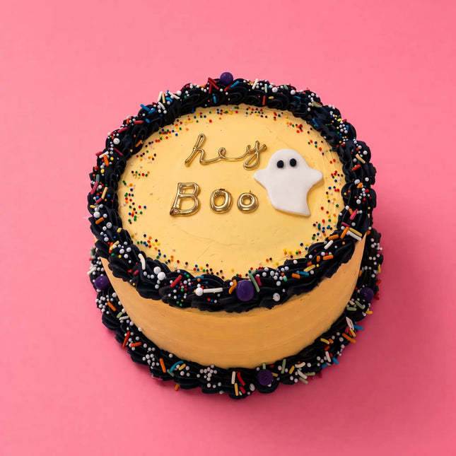 Halloween Hey Boo Cake