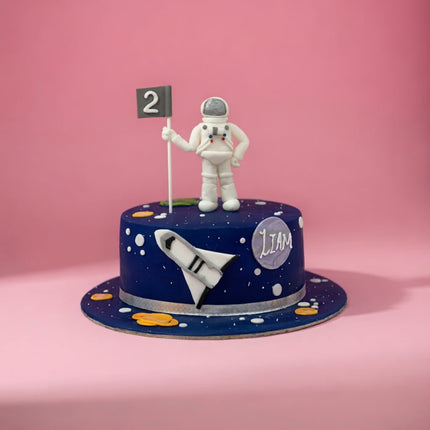 Astronaut Cake 3d - serves 15-20 - Flour Girl Bakeries