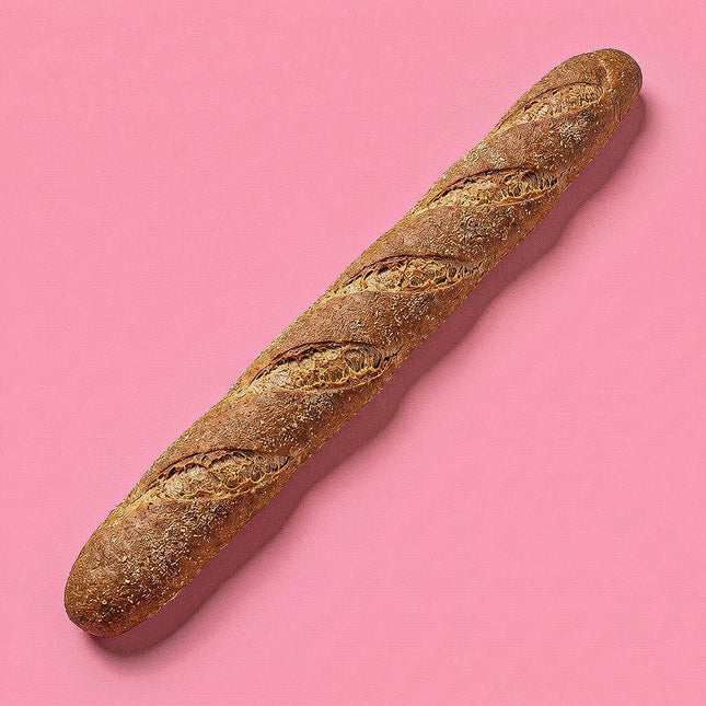 Baguette Brown Bread Big 300g - Flour Girl Bakeries