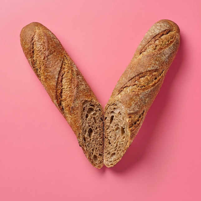 Baguette Brown Bread Big 300g - Flour Girl Bakeries