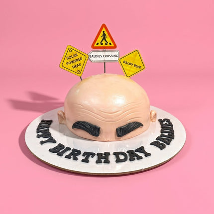 Bald Head Cake - serves 8-10 - Flour Girl Bakeries