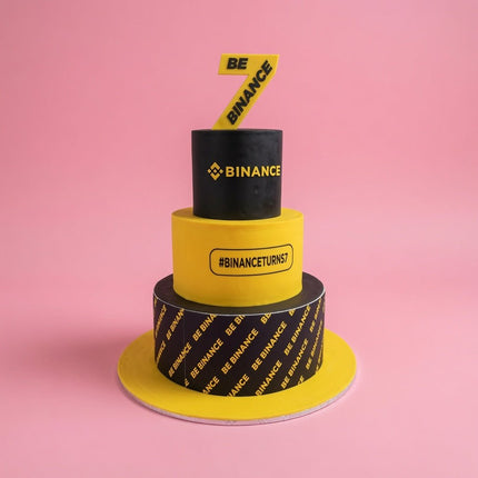 Binance Cake - serves 50-60 - Flour Girl Bakeries