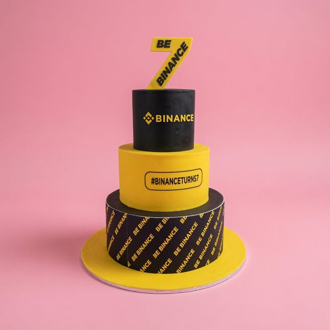 Binance Cake - serves 50-60 - Flour Girl Bakeries