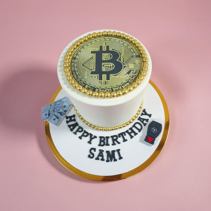 Bitcoin Cake - serves 12-15 - Flour Girl Bakeries