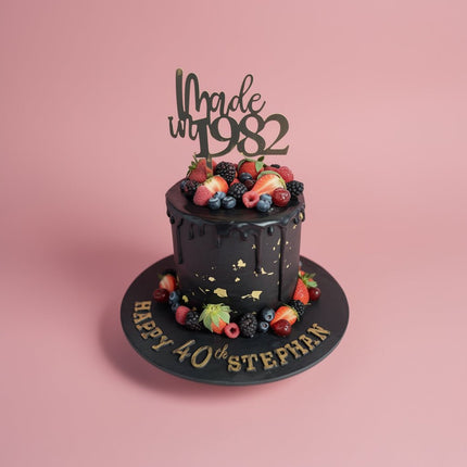 Black Fruits Cake - serves 12-15 - Flour Girl Bakeries