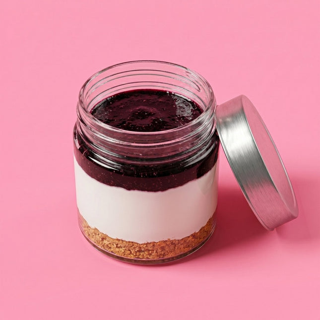 Blueberry Cheesecake Cake Jar 200 ml - Flour Girl Bakeries