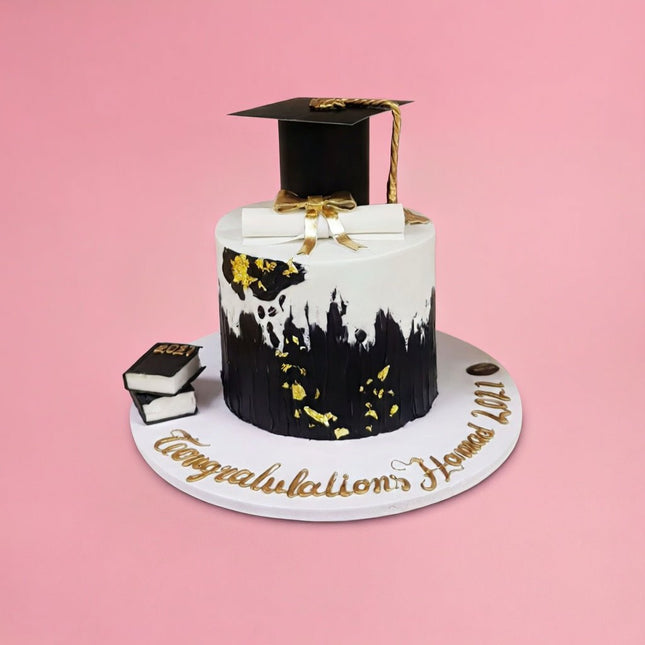 Book Graduation Cake - serves 15-20 - Flour Girl Bakeries
