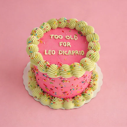 Buttercream Message Cake - serves 12 - Flour Girl Bakeries