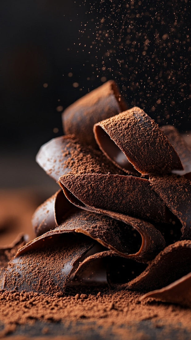 chocolate art flour girl uae