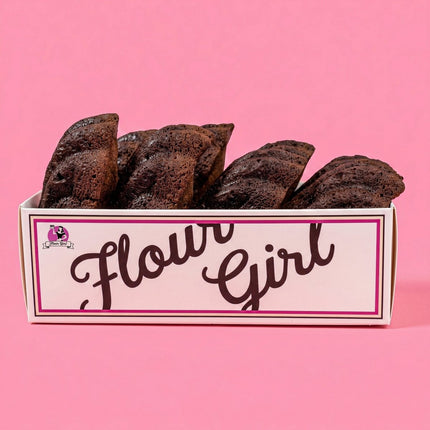 Chocolate Madeleine Box of 8 - Flour Girl Bakeries
