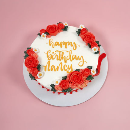 Cream Cake - serves 8-10 - Flour Girl Bakeries