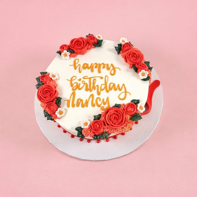Cream Cake - serves 8-10 - Flour Girl Bakeries