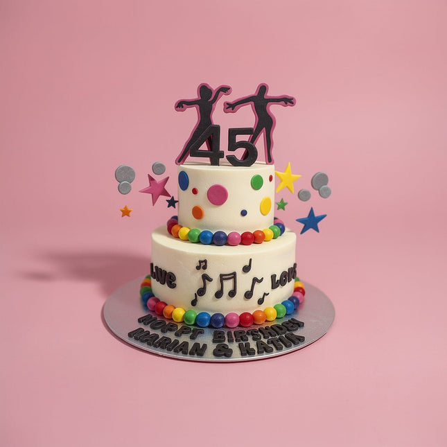 Dancing Disco Cake - serves 20-25 - Flour Girl Bakeries