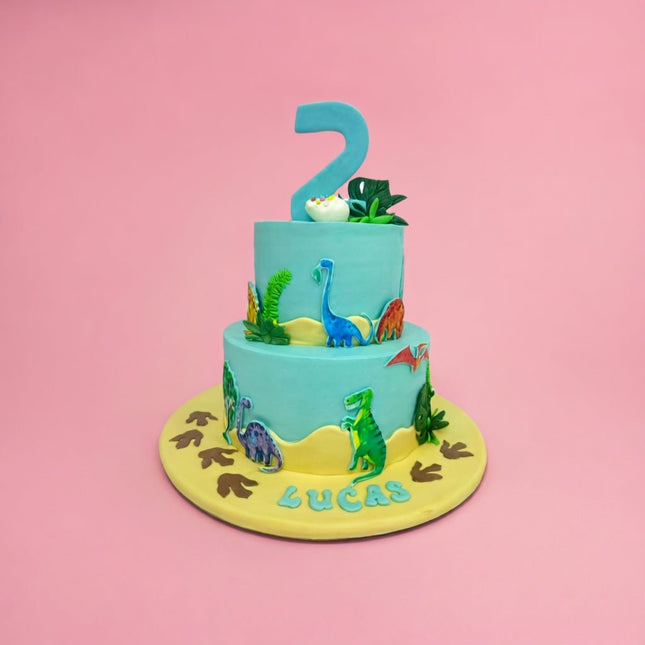 Dinosaur Cake - serves 35 - Flour Girl Bakeries