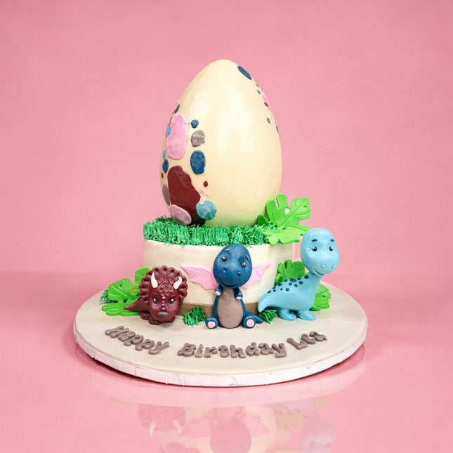 Dinosaur Smash Cake - serves 12-15 - Flour Girl Bakeries