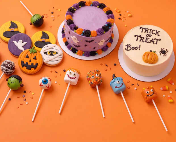 <h1>HALLOWEEN AT<br/>FLOUR GIRL!</h1>