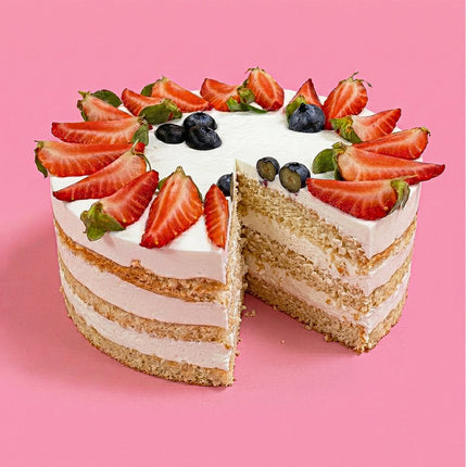Fresh Fruit Cake - Flour Girl Bakeries