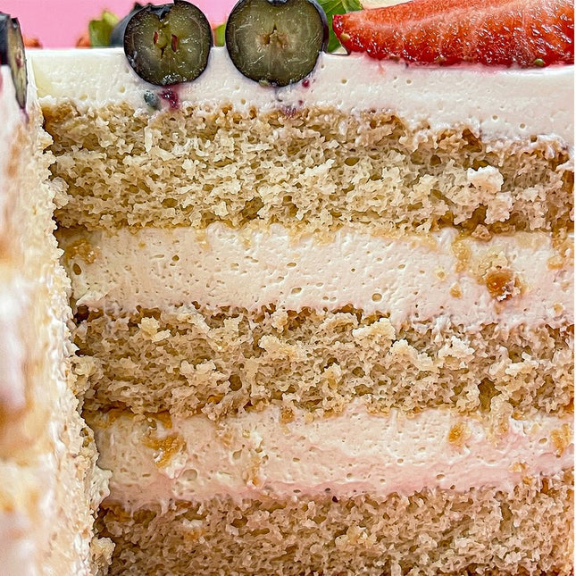 Fresh Fruit Cake - Flour Girl Bakeries