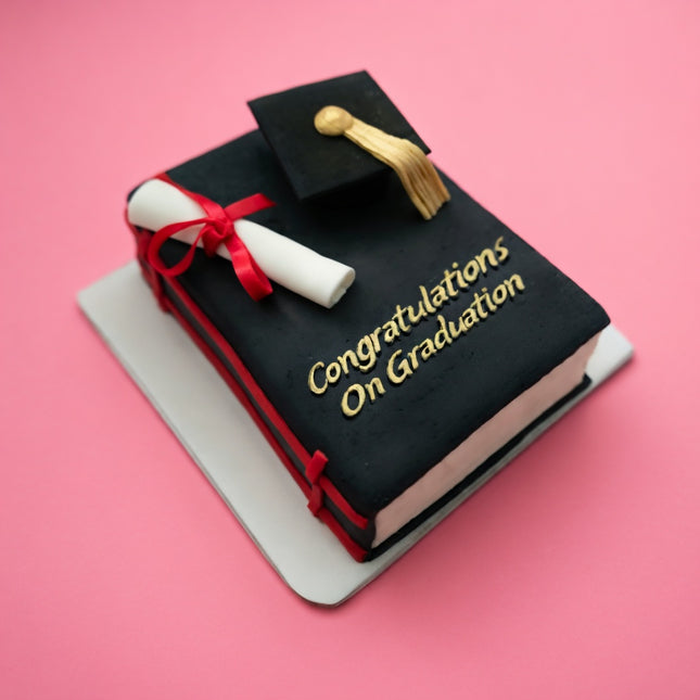 Book Graduation Cake - serves 15-20