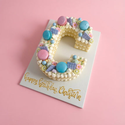 Letter Cake - serves 10-12 - Flour Girl Bakeries