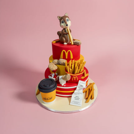 McDonalds Cake - serves 20-25 - Flour Girl Bakeries