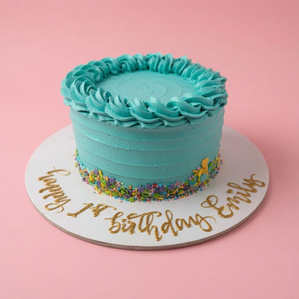 Mermaid Cream Cake - serves 10-12 - Flour Girl Bakeries