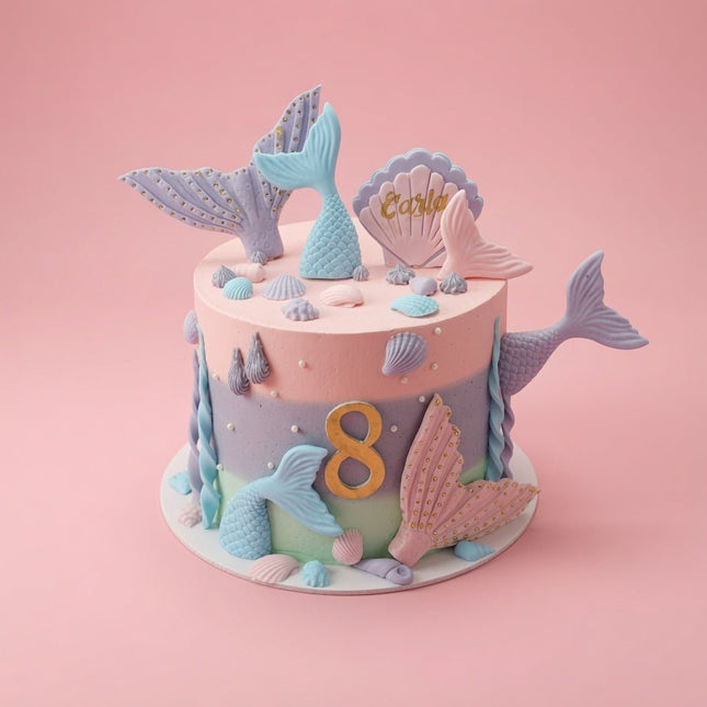 Mermaid Event Cake - Flour Girl Bakeries
