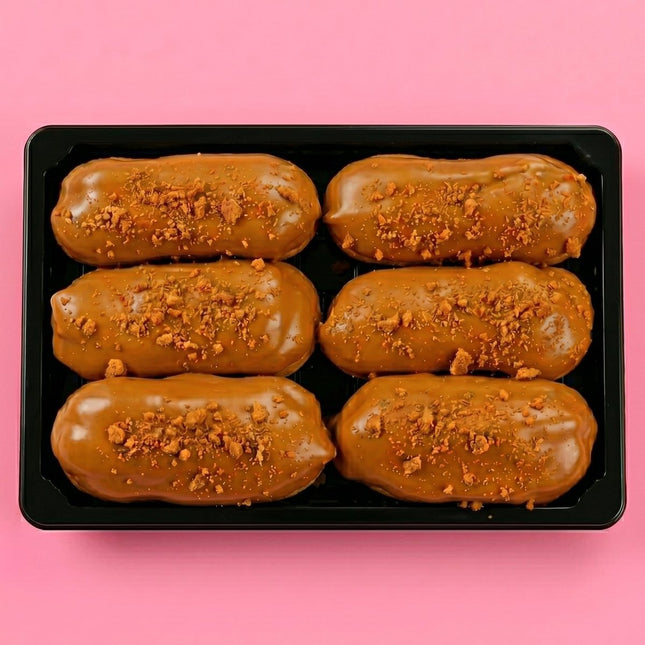Mini Caramel Éclair Pack Of 6 - Flour Girl Bakeries