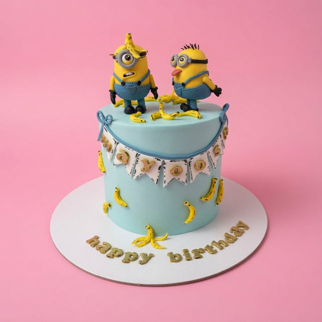 Minions Cake - serves 10 - Flour Girl Bakeries