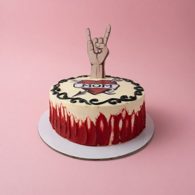 Mom you Rock Cake - serves 10 - Flour Girl Bakeries