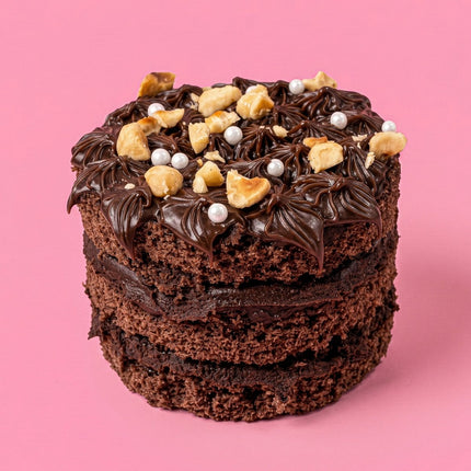Mono Chocolate Fudge Cake - Flour Girl Bakeries