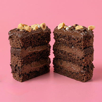 Mono Chocolate Fudge Cake - Flour Girl Bakeries