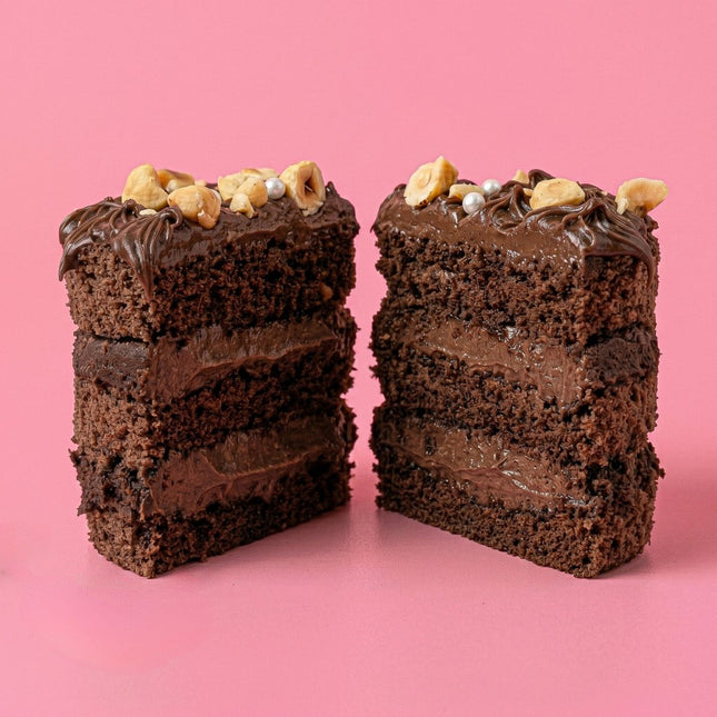 Mono Chocolate Fudge Cake - Flour Girl Bakeries