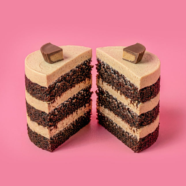 Mono Reese’s Peanut Butter Cake - Flour Girl Bakeries