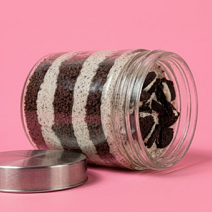 Oreo Cake Jar 200 ML - Flour Girl Bakeries