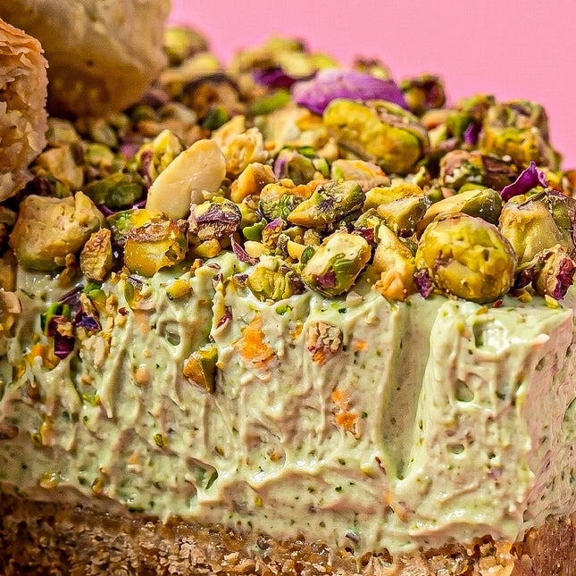 Pistachio Cheesecake - Flour Girl Bakeries