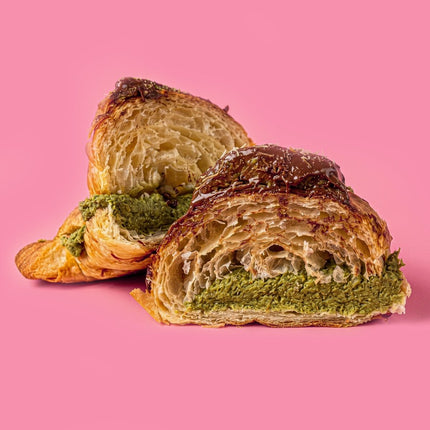Pistachio Kunafa Croissant - Flour Girl Bakeries
