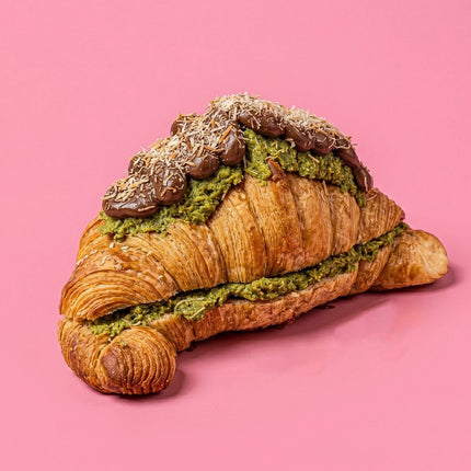 Pistachio Kunafa Croissant - Flour Girl Bakeries