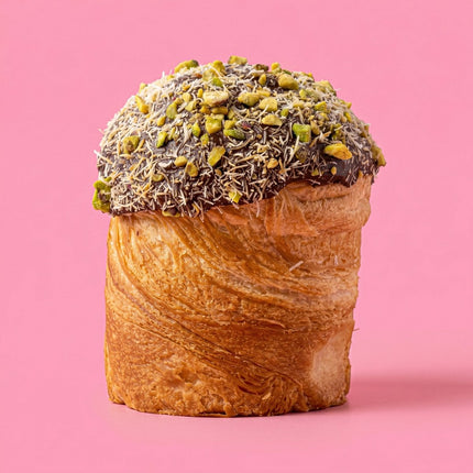 Pistachio Kunafa Cruffin 215g - Flour Girl Bakeries