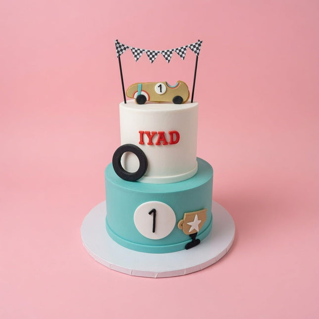Race Car Cake - serves 25-30 - Flour Girl Bakeries