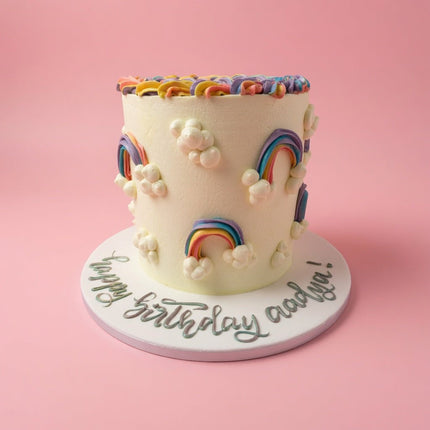 Rainbow Cake + Rainbow Filling - serves 12-15 - Flour Girl Bakeries