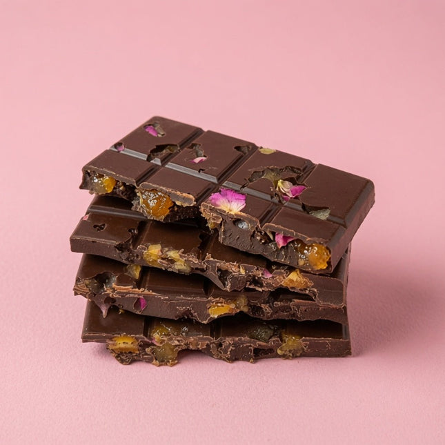 Rose Orange Chocolate Bar 130g - Flour Girl Bakeries