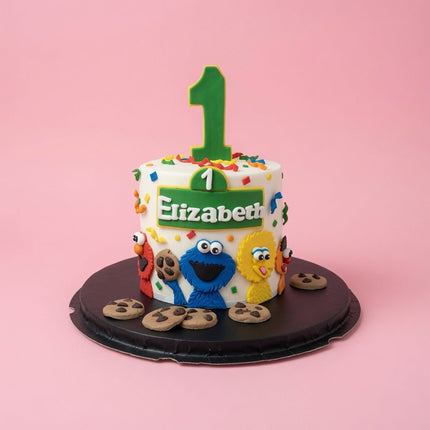 Sesame Street Cake - serves 10 - Flour Girl Bakeries