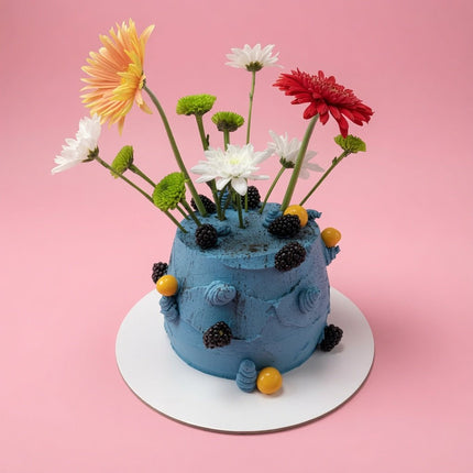 Sprouting Flowers cake - Flour Girl Bakeries