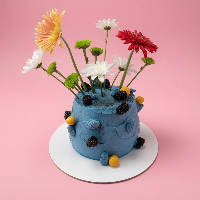 Sprouting Flowers cake - Flour Girl Bakeries