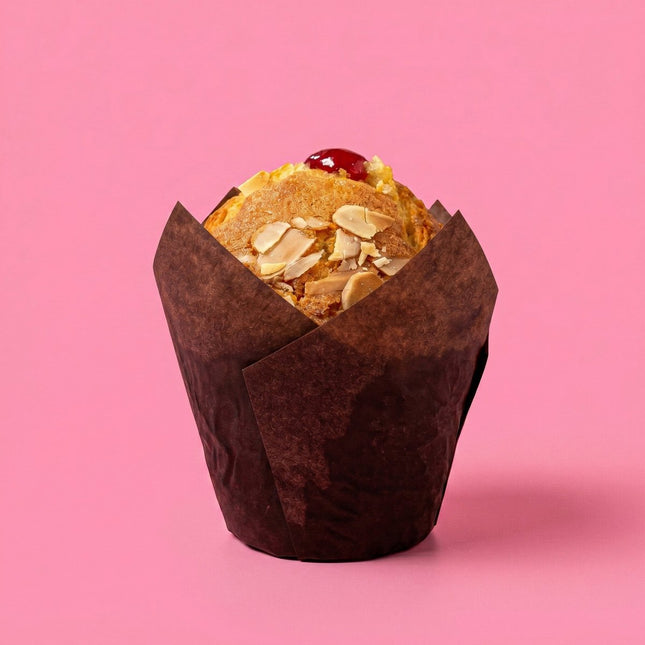 Strawberry Almond Muffin - Flour Girl Bakeries