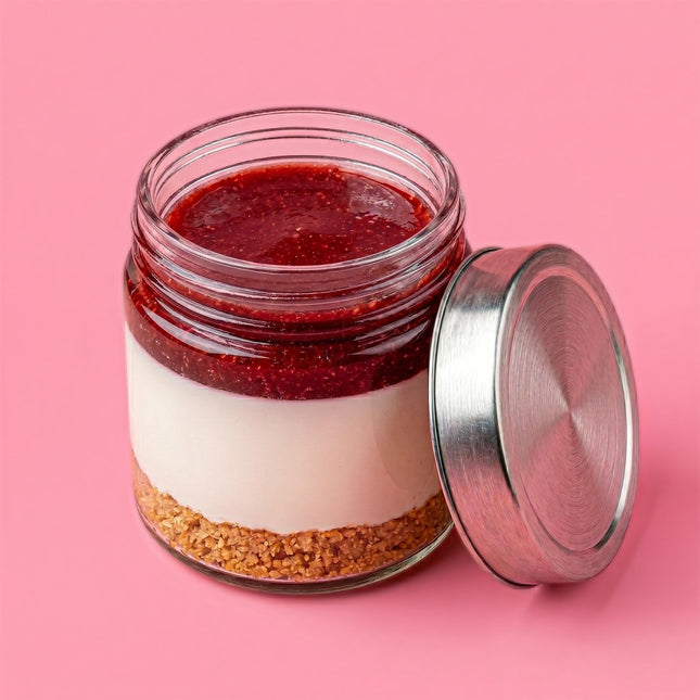 Strawberry Cheesecake Jar 200 ML - Flour Girl Bakeries