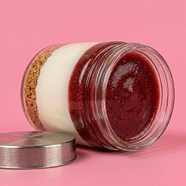Strawberry Cheesecake Jar 200 ML - Flour Girl Bakeries