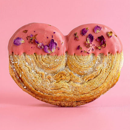 Strawberry Rose Palmier - Flour Girl Bakeries